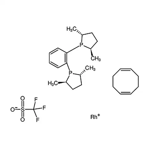 (+)-1,2-Bis((2S,5S)-2,5-dimethylphospholano)benzene(1,5-cyclooctadiene)rhodium(I)trifluoromethanesulfonate