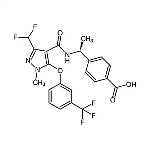 (S)-4-(1-(3-(二불소메틸)-1-메틸-5-(3-(三불소메틸)벤젠산소基)-1H-피라졸-4-메틸아미드基)에틸)벤젠개미산
