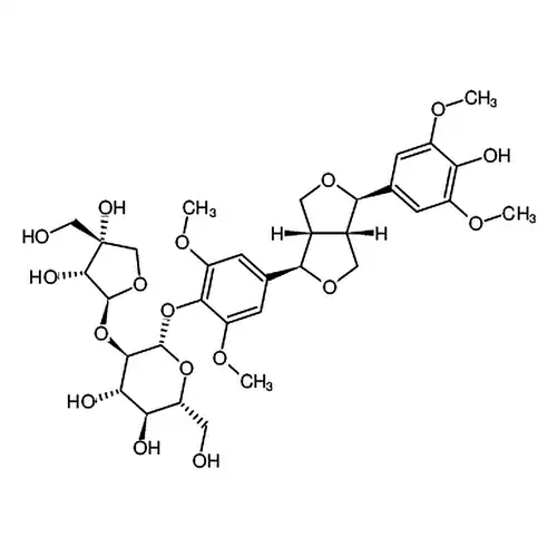 (-)-ブチル香树脂フェノール-4-O-Β-D-フラン芹糖基-(1→2)-Β-D-吡喃ブドウ糖苷
