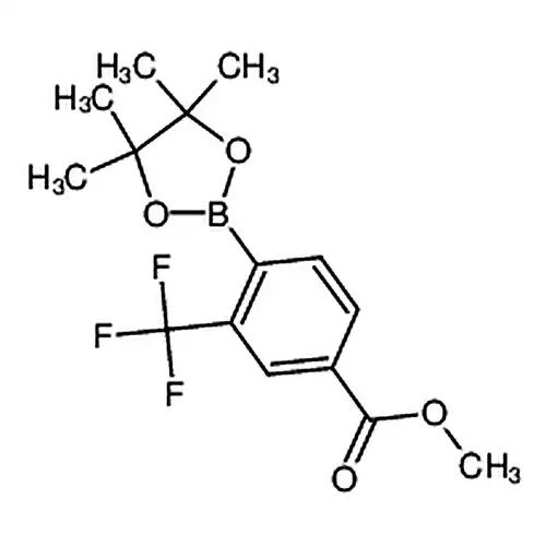 4-(4,4,5,5-四메틸-1,3,2-二산소붕소杂环펜틸알칸-2-基)-3-(三불소메틸)벤젠개미산메틸에스테르