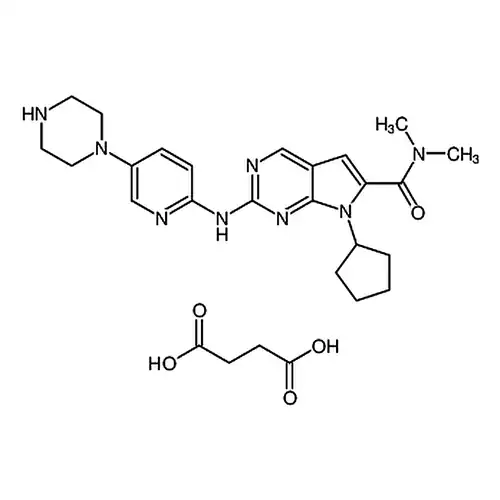 7-环펜틸基-N,N-디메틸-2-((5-(哌嗪-1-基)피리딘-2-基)아미노)-7H피롤并[2,3-d]피리미딘-6-메틸아미드호박산염