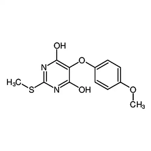 2-(メチル硫黄基)-5-(4-メチル酸素基ベンゼン酸素基)ピリミジン-4，6-二アルコール