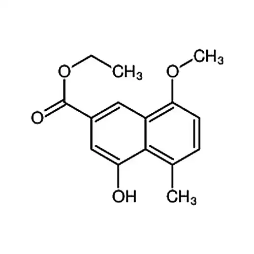 4-ヒドロキシ-8-メチル酸素基-5-メチル-2-萘ギ酸エチルエステル