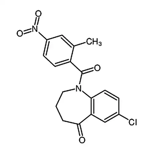 7-塩素-1-(2-メチル-4-ニトロベンゾイル基)-3,4-二水素-1H-ベンゼン并[b]窒素杂卓-5(2H)-ケトン