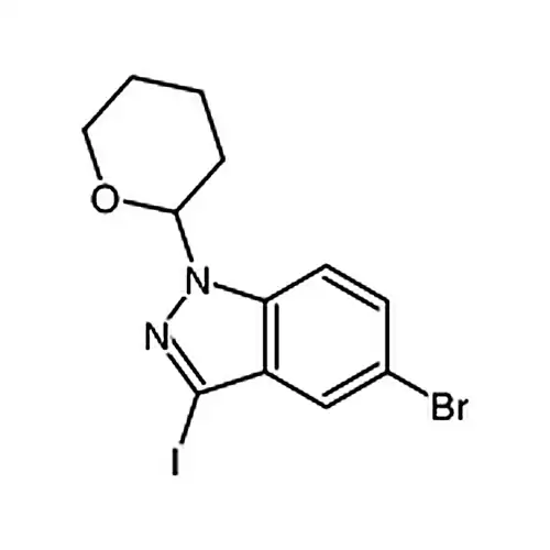 5-臭素-3-ヨウ素-1-(四水素-2H-吡喃-2-基)-1H-吲唑