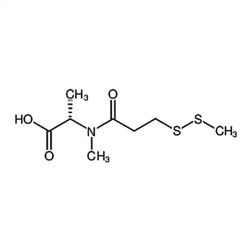 (S)-2-(N-methyl-3-(methyldisulfanyl)propanamido)propanoic acid