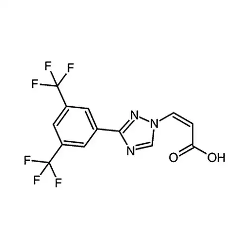 (Z)-3-(3-(3,5-双(三フッ素メチル)フェニル)-1H-1,2,4-三唑-1-基)アクリル酸