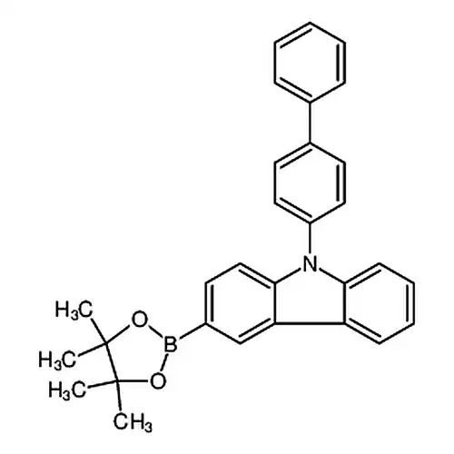 9-([1,1'-联ベンゼン]-4-基)-3-(4,4,5,5-四メチル-1,3,2-二酸素ホウ素杂环ペンチルアルカン-2-基)-9H-カルバゾール