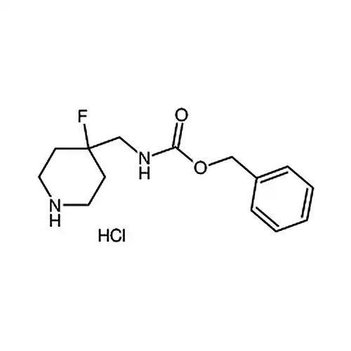 benzyl ((4-fluoropiperidin-4-yl)methyl)carbamate hydrochloride