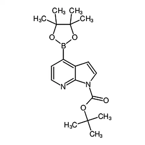 4-(4,4,5,5-四메틸-1,3,2-二산소붕소杂环펜틸알칸-2-基)-1H-피롤并[2,3-b]피리딘-1-羧산叔부틸에스테르