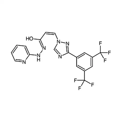(Z)-3(3-(3,5-双(三불소메틸)페닐)-1H-1,2,4-三唑-1-基)-N'-(피리딘-2-基)프로필렌酰肼