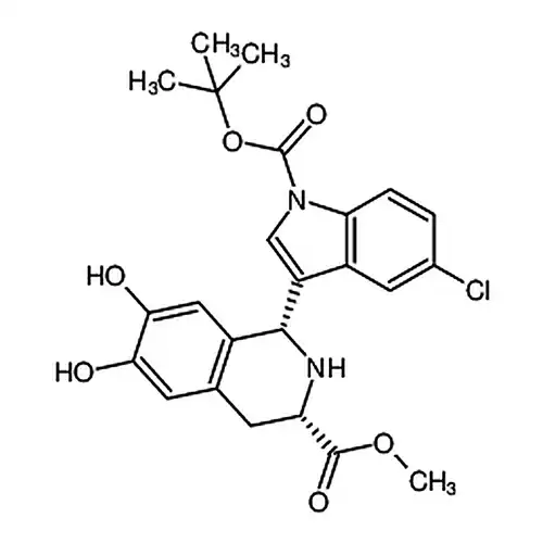 (1R，3S)-1-(1-(叔부틸산소基羰基)-5-염소-1H-인돌-3-基)-6，7-二히드록시-1，2，3