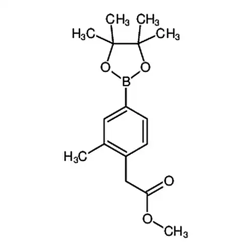 2-(2-메틸-4-(4,4,5,5-四메틸-1,3,2-二산소杂붕소杂环펜틸알칸-2-基)페닐)아세트산메틸에스테르