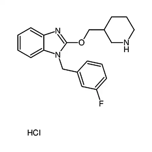 1-(3-불소벤질)-2-(哌啶-3-基메틸산소基)-1H-벤젠并[d]이미다졸염산염