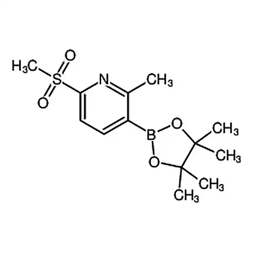 2-метил-6-(метил磺酰基)-3-(4,4,5,5-四метил-1,3,2-二кислородабора杂环пентилалкан-2-基)피리딘