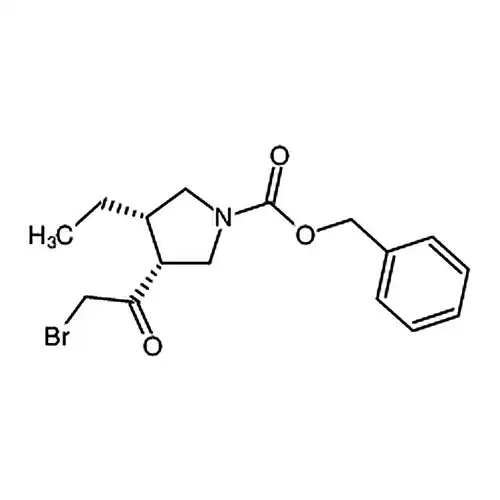 (3R,4S)-3-(2-브롬아세틸)-4-에틸피롤알칸-1-羧산苄에스테르