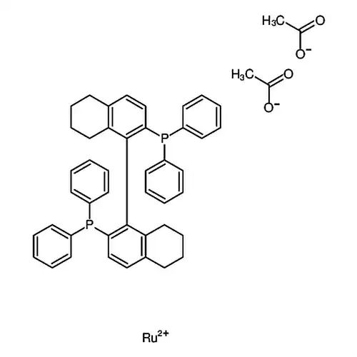 二아세트산根[(S)-(-)-2，2′-二(二페닐膦基)-5，5′，6，6′，7，7′，8，8′-八수소-1，1′-联萘基]钌(II)