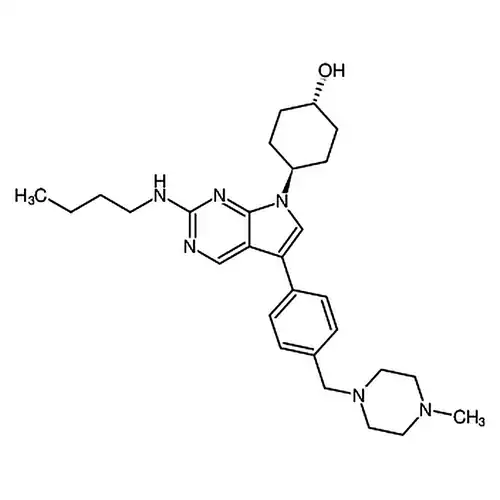 反式-4-(2-(부틸아민基)-5-(4-((4-메틸哌嗪-1-基)메틸)페닐)-7H-피롤并[2,3-d]피리미딘-7-基)环헥실알코올
