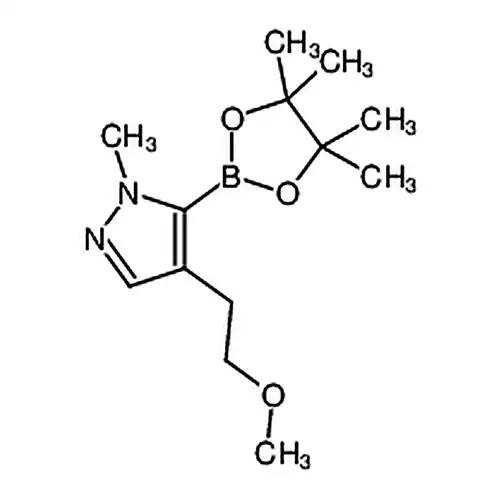 4-(2-메틸산소基에틸)-1-메틸-5-(4,4,5,5-四메틸-1,3,2-二산소붕소杂环펜틸알칸-2-基)-1H-피라졸