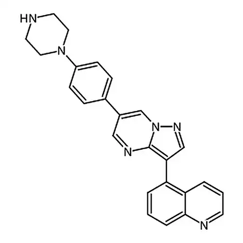 5-(6-(4-(哌嗪-1-基)페닐)피라졸并[1,5-a]피리미딘-3-基)퀴놀린