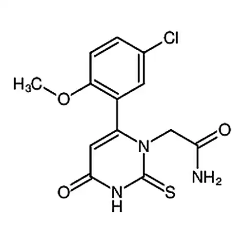 2-(6-(5-塩素-2-メチル酸素基フェニル)-4-酸素代-2-硫黄代酸素代-3,4-二水素ピリミジン-1(2H)-基)エチルアミド
