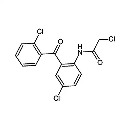 2-塩素-N-(4-塩素-2-(2-塩素ベンゾイル基)フェニル)エチルアミド