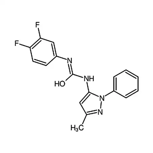 1-(3,4-二фторафенил)-3-(3-метил-1-фенил-1H-пиразол-5-基)脲