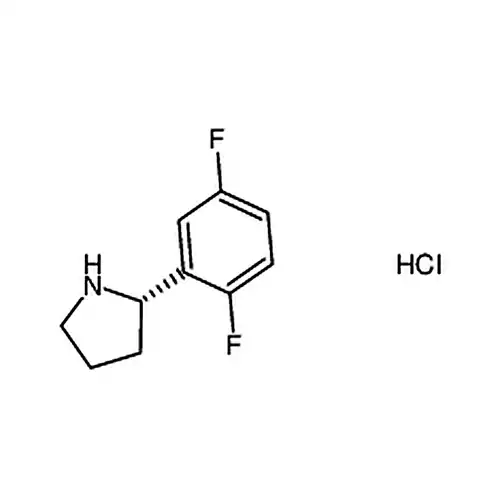 (S)-2-(2,5-二фторафенил)пирролалкансоляная кислотасоль