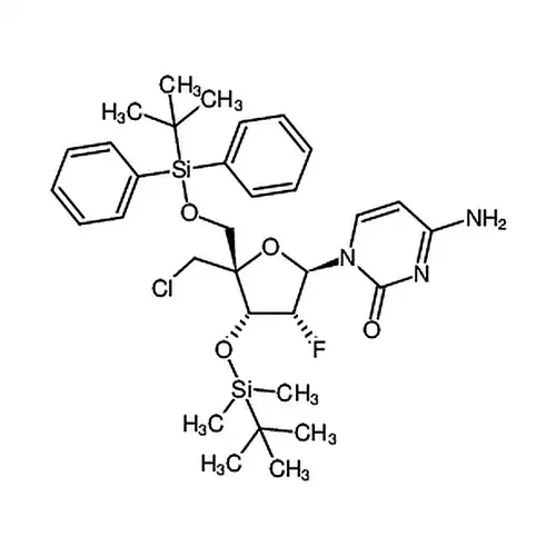 4-Amino-1-((2R，3R，4R，5R)-4-((Tert-Butyldimethylsilyl)Oxy)-5-(((Tert-Butyldiphenylsilyl)Oxy)Methyl)-5-(Chloromethyl)-3-Fluorotetrahydrofuran-2-Yl)Pyrimidin-2(1H)-One