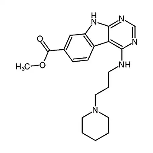 methyl 4-(3-piperidin-1-ylpropylamino)-9H-pyrimido[4，5-b]indole-7-carboxylate
