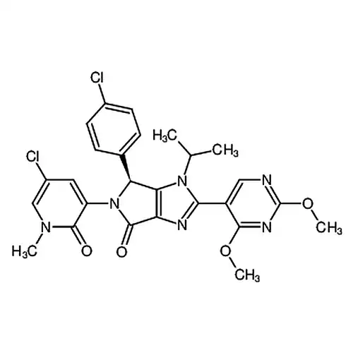 (S)-5-(5-塩素-1-メチル-2-酸素代-1,2-二水素ピリジン-3-基)-6-(4-塩素フェニル)-2-(2,4-二メチル酸素基ピリミジン-5-基)-1-イソプロピル-5,6-二水素ピロール并[3,4-d]イミダゾール-4(1H)-ケトン