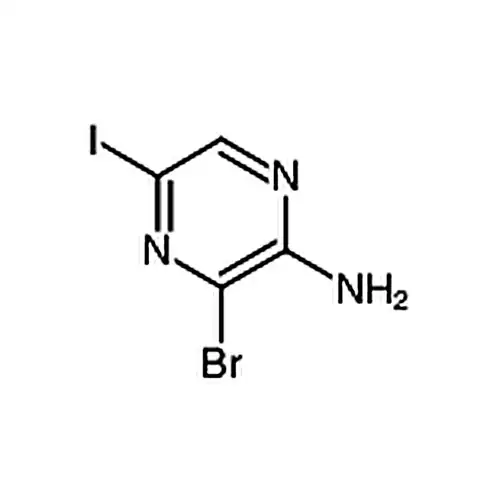 3-Bromo-5-iodopyrazin-2-amine