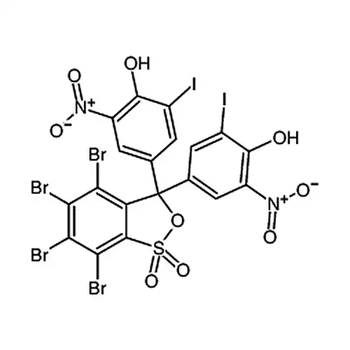 4,4'-(4,5,6,7-Tetrabromo-1,1-dioxido-3H-2,1-benzoxathiol-3-ylidene)bis[2-iodo-6-nitrophenol]