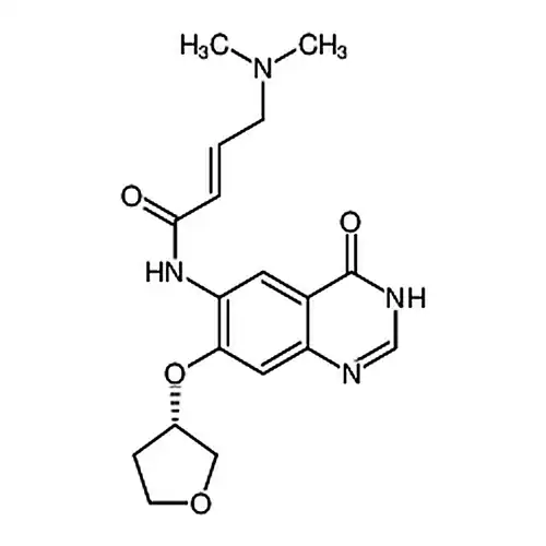 (S，E)-4-(二메틸아미노)-N-(4-히드록시-7-((테트라히드로푸란-3-基)산소基)喹唑啉-6-基)부틸-2-엔아미드(阿法替尼불순물)