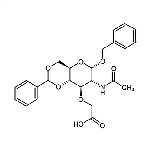 2-(((4aR,6S,7R,8R,8aS)-7-에틸酰아미노-6-(苄산소基)-2-페닐六수소吡喃并[3,2-d][1,3]二恶英-8-基)산소基)아세트산