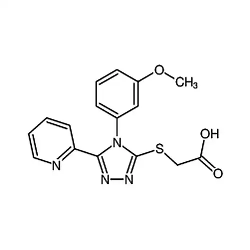 2-((4-(3-메틸산소基페닐)-5-(피리딘-2-基)-4H-1,2,4-三唑-3-基)황基)아세트산