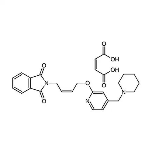 (Z)-2-(4-((4-(哌啶-1-메틸)피리딘-2-基)산소基)부틸-2-엔-1-基)异인돌啉-1,3-二케톤 말레인산염