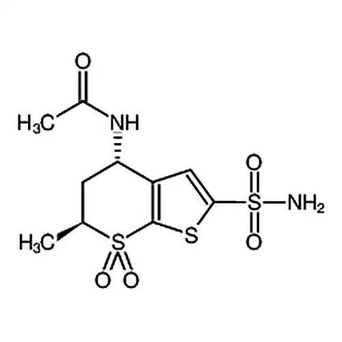 N-[(4S,6S)-6-메틸-7,7-二산소代-2-磺아미드基-5,6-二수소-4H-티오펜并[2,3-b]噻喃-4-基]에틸아미드