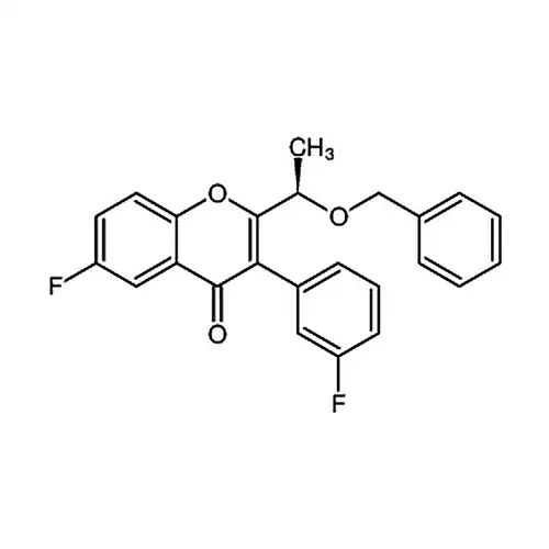 (R)-2-(1-(苄кислорода基)этил)-6-фтора-3-(3-фторафенил)-4H-色ен-4-кетон