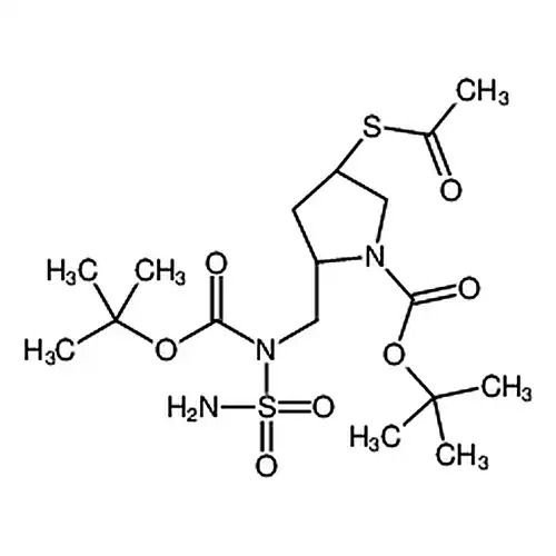(2S，4S)-4-(エチル酰硫黄基)-2-(((叔ブチル酸素基羰基)(氨磺酰基)アミノ)メチル)ピロールアルカン-1-ギ酸叔ブチルエステル