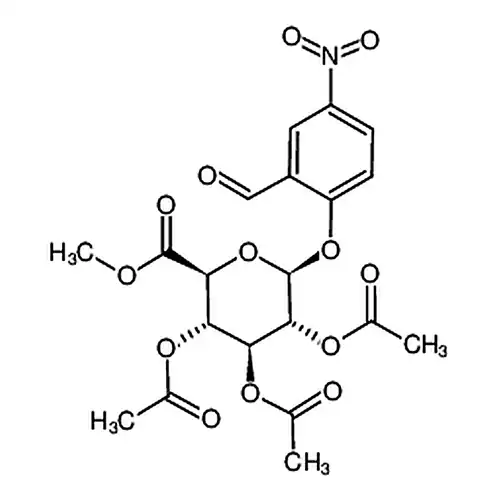 1-O-(2-메틸酰基-4-니트로페닐)-2,3,4-三-O-아세틸-β-D-吡喃포도당산메틸에스테르