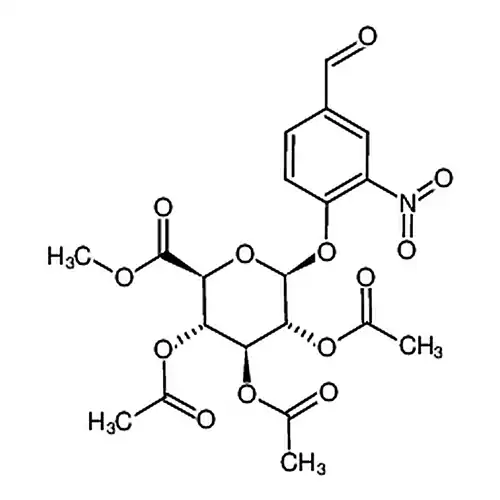 (2S，3R，4S，5S，6S)-2-(4-메틸酰基-2-니트로벤젠산소基)-6-(메틸산소基羰基)四수소-2H-吡喃-3，4，5-三基 三아세트산에스테르