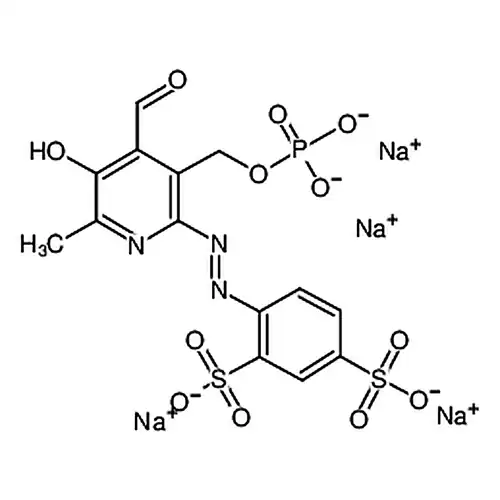 4-[[4-formyl-5-hydroxy-6-methyl-3-(phosphonooxymethyl)pyridin-2-yl]diazenyl]benzene-1，3-disulfonic acid