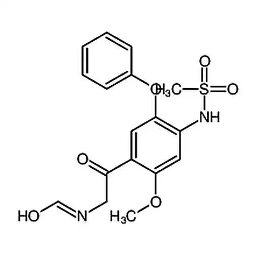 N-(2-(2-메틸산소基-4-(메틸磺아미드基)-5-벤젠산소基페닐)-2-산소에틸)메틸아미드