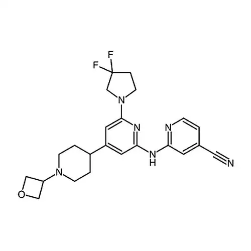 2-((6-(3,3-二フッ素ピロールアルカン-1-基)-4-(1-(酸素杂环ブチルアルカン-3-基)哌啶-4-基)ピリジン-2-基)アミノ)异烟腈