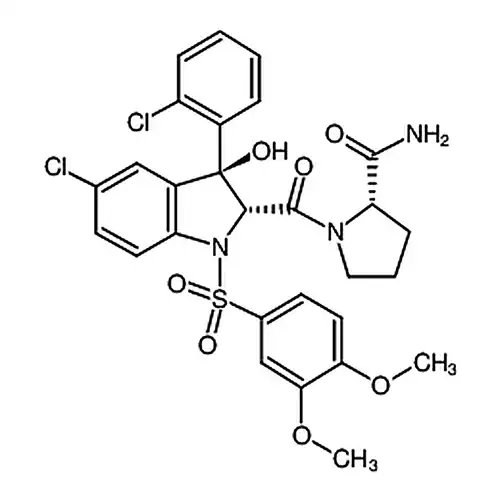 (2S)-1-[[(2r，3s)-5-хлора-3-(2-хлорафенил)-1-[(3，4-二метилкислорода基фенил)磺酰基]-2，3-二водорода-3-гидрокси-1H-индол-2-基]羰基]-2-пирролалкан羧амид
