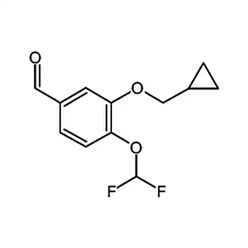 4-(二불소메틸산소基)-3-(环프로필基메틸산소基)벤젠포름알데히드