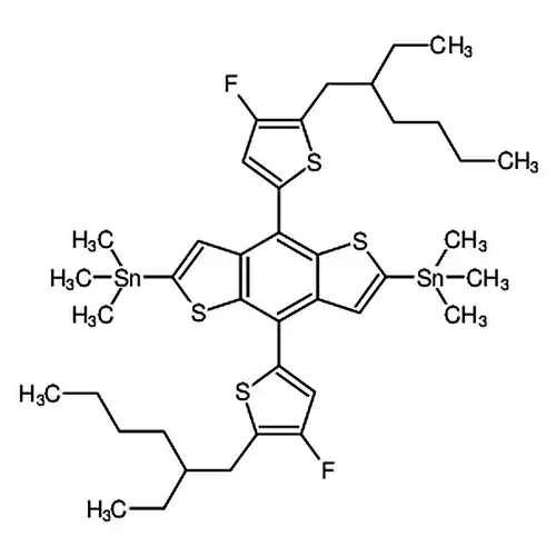 (4,8-双(5-(2-этилгексил基)-4-фторатиофен-2-基)бензол并[1,2-b:4,5-b']二тиофен-2,6-二基)双(三метилоловаалкан)