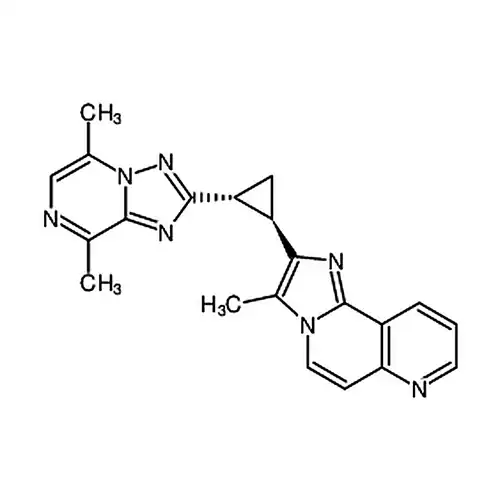 rel-2-((1R,2R)-2-(5,8-диметил-[1,2,4]三唑并[1,5-a]пиразин-2-基)环пропил基)-3-метилимидазол并[2,1 1-F][1,6]二азота杂萘