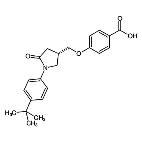 (S)-(+)-4-[1-(4-tert-Butylphenyl)-2-oxo-pyrrolidin-4-yl]methoxybenzoic acid